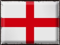 Blechschild Flagge England 40x30cm Retro Flag of England