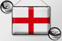 Blechschild Flagge England 40x30cm Retro Flag of England
