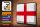 Blechschild Flagge England 40x30cm Retro Flag of England