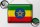 Blechschild Flagge Äthiopien 40x30cm Retro Flag Ethiopia