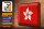 Blechschild Flagge Hongkong 40x30cm Retro Flag Hong Kong