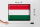 Blechschild Flagge Ungarn 40x30cm Retro Flag of Hungary