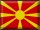 Blechschild Flagge Mazedonien 40x30cm Retro Flag Macedonia