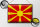 Blechschild Flagge Mazedonien 40x30cm Retro Flag Macedonia