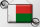 Blechschild Flagge Madagaskar 40x30cm Retro Madagascar