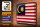 Blechschild Flagge Malaysia 40x30cm Retro Flag of Malaysia