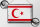 Blechschild Flagge Nordzypern 40x30cm Retro Flag