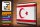 Blechschild Flagge Nordzypern 40x30cm Retro Flag