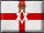 Blechschild Flagge Nordirland 40x30cm Retro Flag