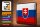 Blechschild Flagge Slowakei 40x30cm Retro Flag of Slovakia
