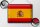 Blechschild Flagge Spanien 40x30cm Retro Flag of Spain