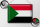 Blechschild Flagge Sudan 40x30cm Retro Flag of Sudan
