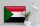 Blechschild Flagge Sudan 40x30cm Retro Flag of Sudan