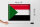 Blechschild Flagge Sudan 40x30cm Retro Flag of Sudan