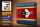 Blechschild Flagge Swasiland 40x30cm Retro Flag Eswatini