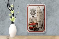 Blechschild Spruch 12x18cm London City Tour 1931-1962