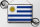 Blechschild Flagge Uruguay 40x30cm Retro Flag of Uruguay