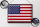 Blechschild Flagge Vereinigte Staaten 40x30cm Retro States