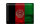 Blechschild Flagge Afghanistans 40x30cm Afghanistan Rost