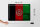 Blechschild Flagge Afghanistans 40x30cm Afghanistan Rost