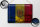 Blechschild Flagge Andorra 40x30cm Flag of Andora Rost