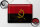 Blechschild Flagge Angolas 40x30cm Flag of Angola Rost