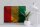 Blechschild Flagge Guinea 40x30cm Flag of Guinea Rost