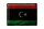 Blechschild Flagge Libyen 40x30cm Flag of Libya Rost