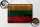 Blechschild Flagge Litauen 40x30cm Flag of Lithuania Rost