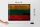Blechschild Flagge Litauen 40x30cm Flag of Lithuania Rost