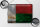 Blechschild Flagge Madagaskar 40x30cm Madagascar Rost