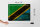 Blechschild Flagge Tansania 40x30cm Flag of Tanzania Rost