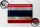 Blechschild Flagge Thailand 40x30cm Flag of Thailand Rost