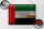 Blechschild Flagge Arabische Emirate 40x30cm Flag Rost