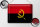 Blechschild Flagge Angolas 40x30cm Flag of Angola Vintage