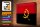 Blechschild Flagge Angolas 40x30cm Flag of Angola Vintage