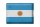 Blechschild Flagge Argentinien 40x30cm Argentina Vintage