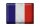 Blechschild Flagge Frankreich 40x30cm Flag France Vintage