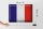 Blechschild Flagge Frankreich 40x30cm Flag France Vintage
