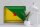 Blechschild Flagge Französisch-Guayana 40x30cm Flag Vintage