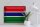 Blechschild Flagge Gambia 40x30cm Flag of Gambia Vintage