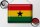 Blechschild Flagge Ghana 40x30cm Flag of Ghana Vintage