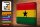 Blechschild Flagge Ghana 40x30cm Flag of Ghana Vintage