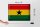 Blechschild Flagge Ghana 40x30cm Flag of Ghana Vintage