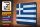 Blechschild Flagge Griechenland 40x30cm Flag Greece Vintage