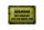 Blechschild Spruch 18x12cm Alkohol tötet langsam aber wir