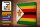 Blechschild Flagge Simbabwe 40x30cm Flag Zimbabwe Vintage