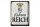 Blechschild Spruch Cupcake Kalorien reich 30x40cm Geschenk