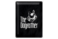 Blechschild Tiere Hund Dog The Dogfather 30x40cm Geschenk