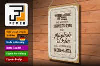 Blechschild Spruch Vergesst Facebook und Google 30x40cm